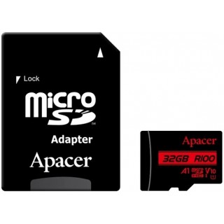 Apacer 32GB MicroSD V10 A1 Class10+SD adapter Apacer 32GB MicroSD V10 A1 Class10+SD adapter